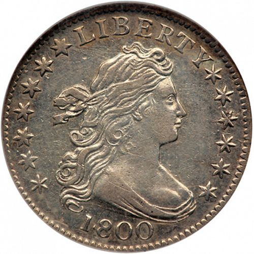 10 cent Obverse Image minted in UNITED STATES in 1800 (Draped Bust - Heraldic eagle reverse)  - The Coin Database