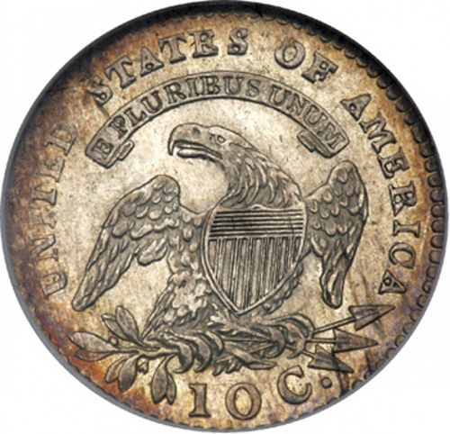 10 cent Reverse Image minted in UNITED STATES in 1809 (Lyberty Cap)  - The Coin Database