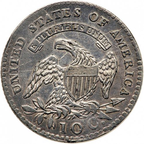 10 cent Reverse Image minted in UNITED STATES in 1811 (Lyberty Cap)  - The Coin Database