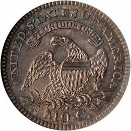 10 cent Reverse Image minted in UNITED STATES in 1820 (Lyberty Cap)  - The Coin Database