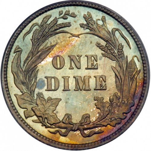 10 cent Reverse Image minted in UNITED STATES in 1901 (Barber)  - The Coin Database