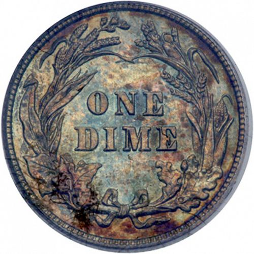 10 cent Reverse Image minted in UNITED STATES in 1902 (Barber)  - The Coin Database