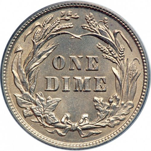 10 cent Reverse Image minted in UNITED STATES in 1903 (Barber)  - The Coin Database