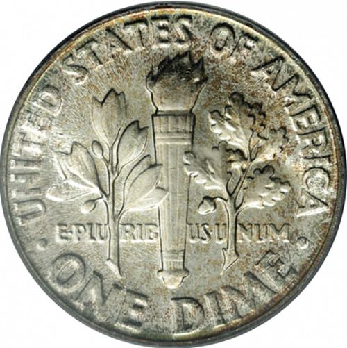 10 cent Reverse Image minted in UNITED STATES in 1949 (Roosevelt)  - The Coin Database