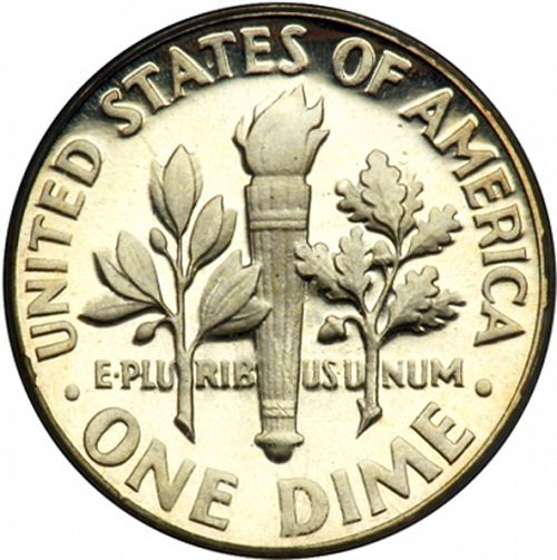 10 cent Reverse Image minted in UNITED STATES in 1950 (Roosevelt)  - The Coin Database