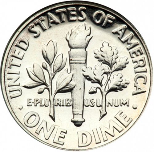 10 cent Reverse Image minted in UNITED STATES in 1959 (Roosevelt)  - The Coin Database