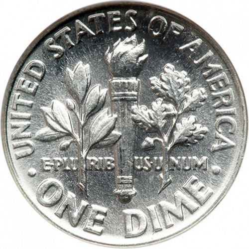 10 cent Reverse Image minted in UNITED STATES in 1962 (Roosevelt)  - The Coin Database