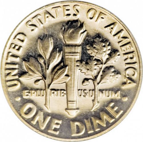 10 cent Reverse Image minted in UNITED STATES in 1966 (Roosevelt)  - The Coin Database