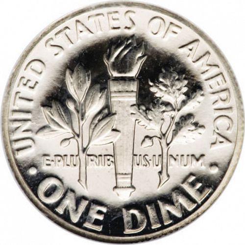 10 cent Reverse Image minted in UNITED STATES in 1970 (Roosevelt)  - The Coin Database