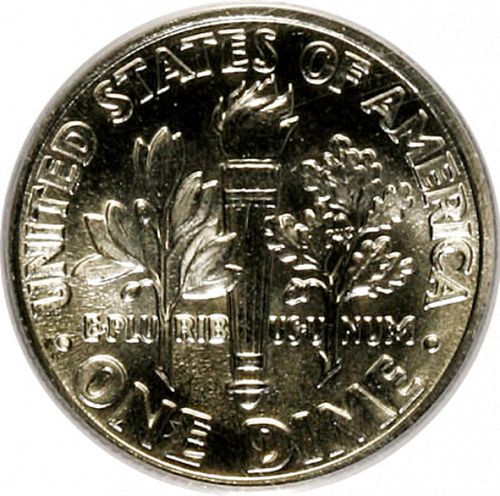 10 cent Reverse Image minted in UNITED STATES in 1995P (Roosevelt)  - The Coin Database