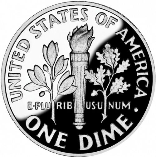 10 cent Reverse Image minted in UNITED STATES in 2011S (Roosevelt)  - The Coin Database
