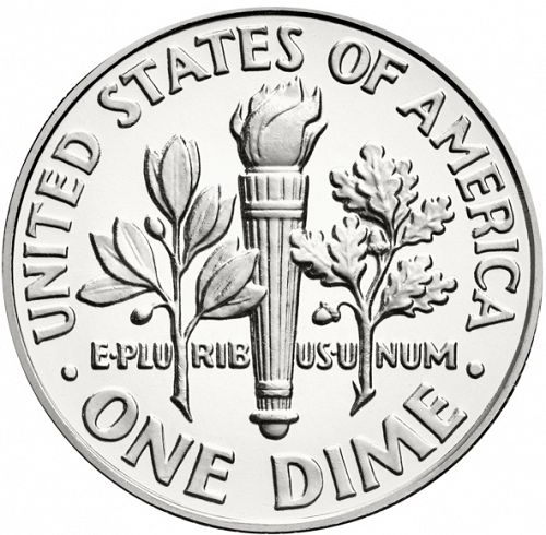 10 cent Reverse Image minted in UNITED STATES in 2013P (Roosevelt)  - The Coin Database