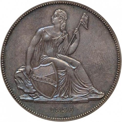 1 dollar Obverse Image minted in UNITED STATES in 1836 (Gobrecht)  - The Coin Database