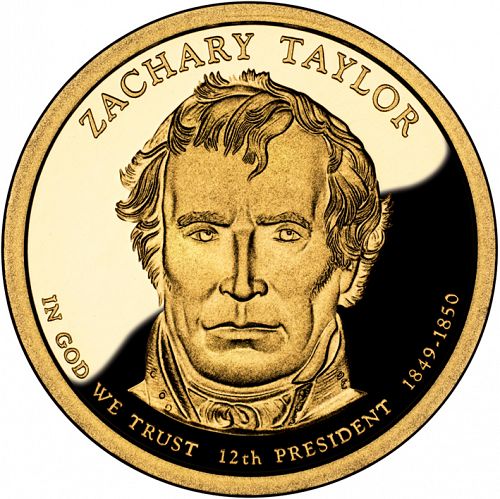 1 dollar Obverse Image minted in UNITED STATES in 2009S (President Zachary Taylor)  - The Coin Database