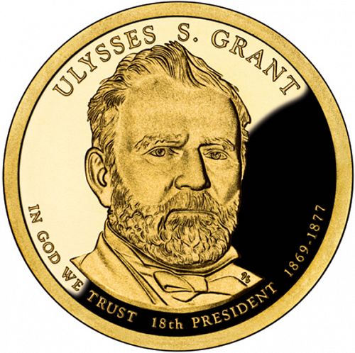1 dollar Obverse Image minted in UNITED STATES in 2011S (President Ulysses S. Grant)  - The Coin Database