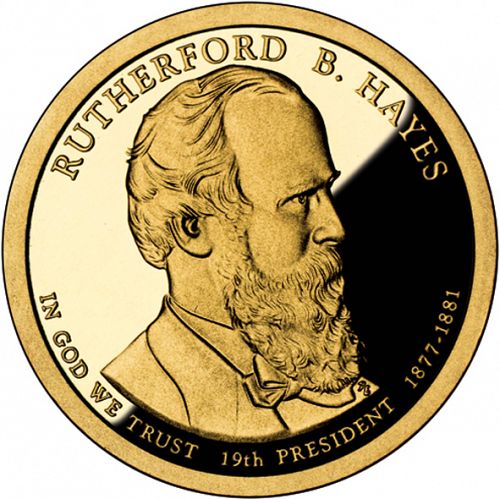 1 dollar Obverse Image minted in UNITED STATES in 2011S (President Rutherford B. Hayes)  - The Coin Database
