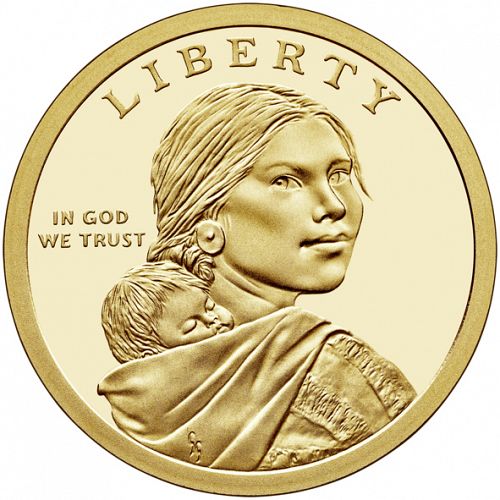 1 dollar Obverse Image minted in UNITED STATES in 2015S (Sacagawea - Mohawk Ironworkers)  - The Coin Database