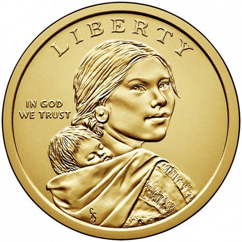 1 dollar Obverse Image minted in UNITED STATES in 2016D (Sacagawea - Code Talkers from both World War I and World War II)  - The Coin Database