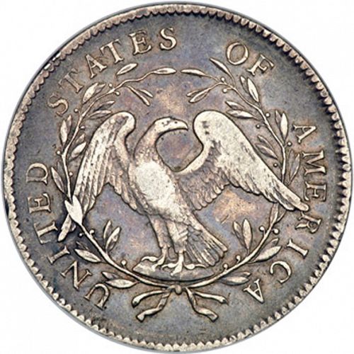 1 dollar Reverse Image minted in UNITED STATES in 1795 (Flowing Hair)  - The Coin Database