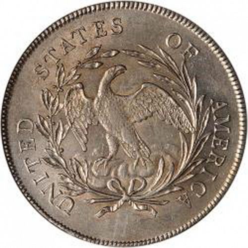 1 dollar Reverse Image minted in UNITED STATES in 1795 (Draped Bust - Small eagle)  - The Coin Database