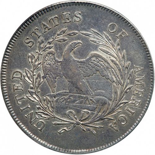 1 dollar Reverse Image minted in UNITED STATES in 1796 (Draped Bust - Small eagle)  - The Coin Database