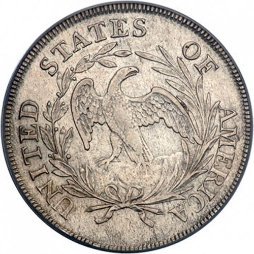 1 dollar Reverse Image minted in UNITED STATES in 1797 (Draped Bust - Small eagle)  - The Coin Database