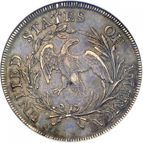 1 dollar Reverse Image minted in UNITED STATES in 1798 (Draped Bust - Small eagle)  - The Coin Database