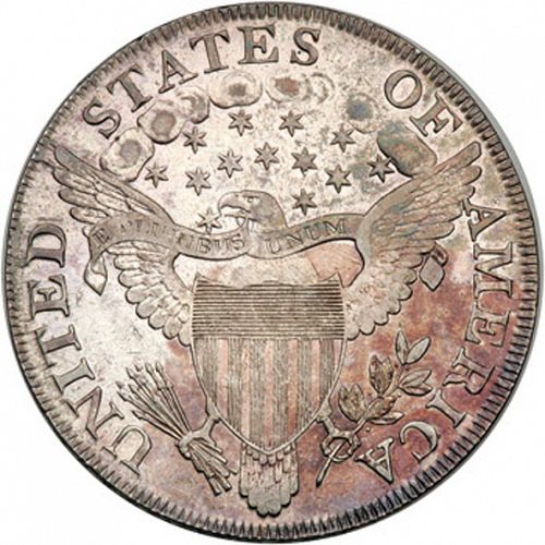 1 dollar Reverse Image minted in UNITED STATES in 1803 (Draped Bust - Heraldic eagle)  - The Coin Database