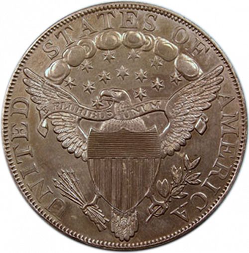 1 dollar Reverse Image minted in UNITED STATES in 1804 (Draped Bust - Heraldic eagle)  - The Coin Database