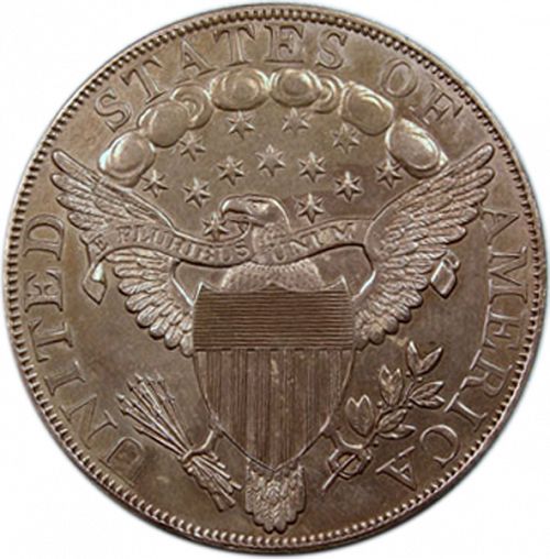 1 dollar Reverse Image minted in UNITED STATES in 1804 (Draped Bust - Heraldic eagle)  - The Coin Database