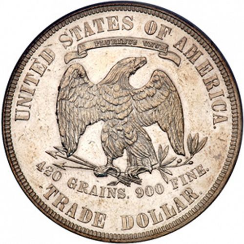 1 dollar Reverse Image minted in UNITED STATES in 1877 (Trade)  - The Coin Database