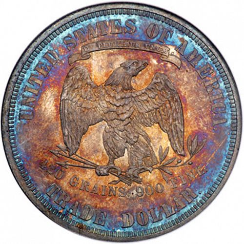1 dollar Reverse Image minted in UNITED STATES in 1878 (Trade)  - The Coin Database