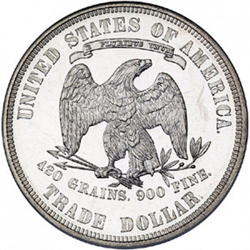 1 dollar Reverse Image minted in UNITED STATES in 1880 (Trade)  - The Coin Database
