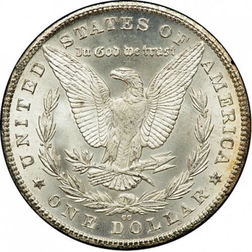 1 dollar Reverse Image minted in UNITED STATES in 1880CC (Morgan)  - The Coin Database