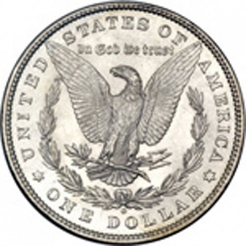 1 dollar Reverse Image minted in UNITED STATES in 1880O (Morgan)  - The Coin Database