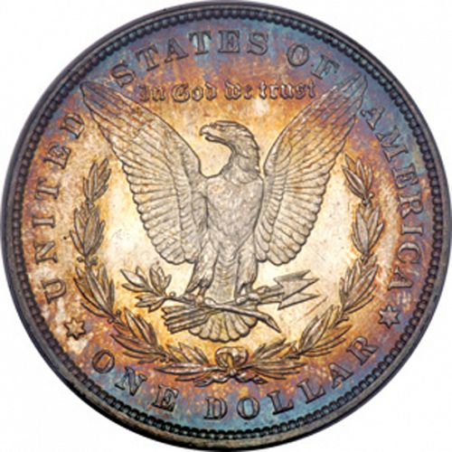 1 dollar Reverse Image minted in UNITED STATES in 1880 (Morgan)  - The Coin Database