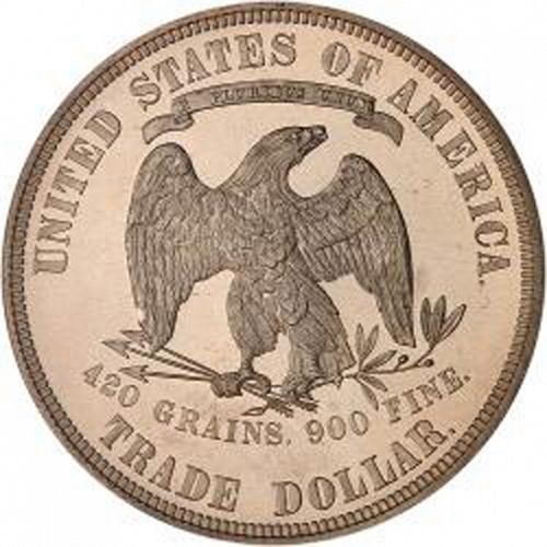 1 dollar Reverse Image minted in UNITED STATES in 1882 (Trade)  - The Coin Database