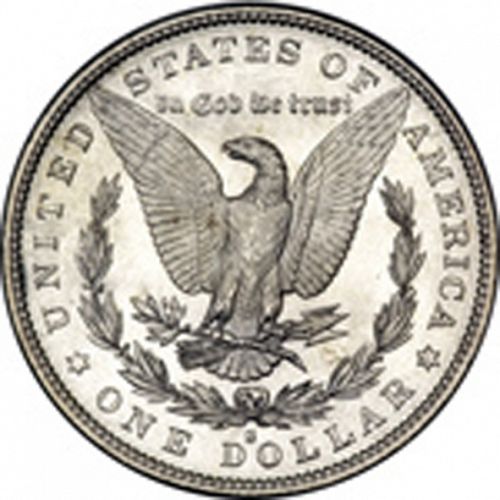 1 dollar Reverse Image minted in UNITED STATES in 1882S (Morgan)  - The Coin Database