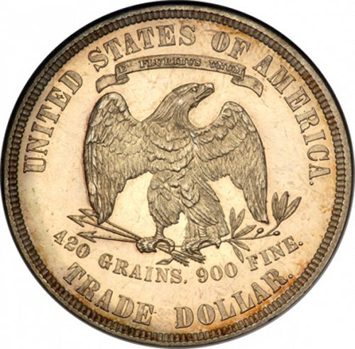 1 dollar Reverse Image minted in UNITED STATES in 1883 (Trade)  - The Coin Database