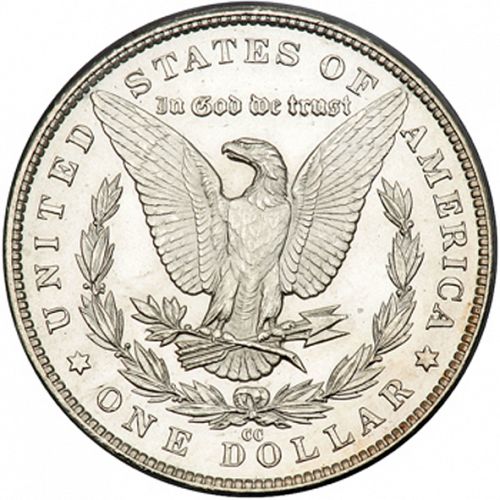 1 dollar Reverse Image minted in UNITED STATES in 1883CC (Morgan)  - The Coin Database