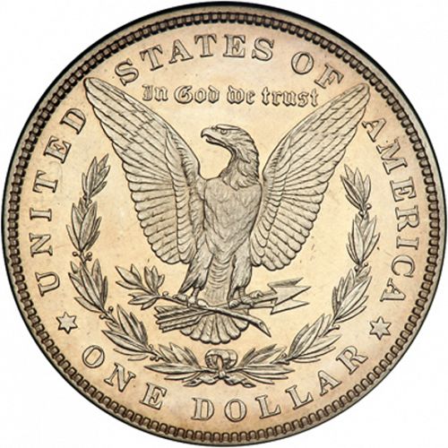 1 dollar Reverse Image minted in UNITED STATES in 1883 (Morgan)  - The Coin Database