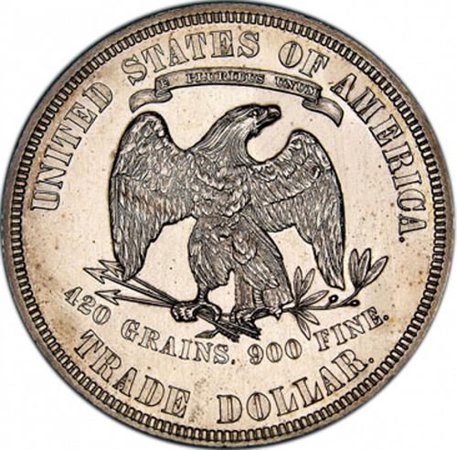 1 dollar Reverse Image minted in UNITED STATES in 1884 (Trade)  - The Coin Database