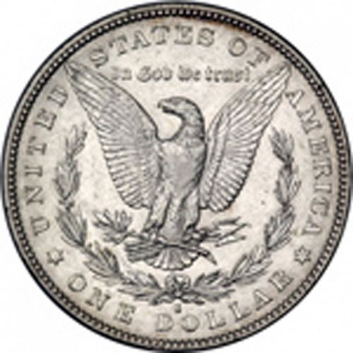 1 dollar Reverse Image minted in UNITED STATES in 1884S (Morgan)  - The Coin Database