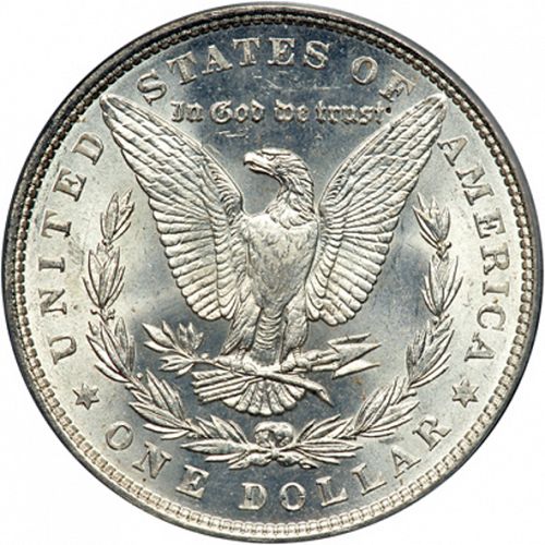 1 dollar Reverse Image minted in UNITED STATES in 1886 (Morgan)  - The Coin Database