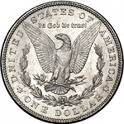1 dollar Reverse Image minted in UNITED STATES in 1886S (Morgan)  - The Coin Database