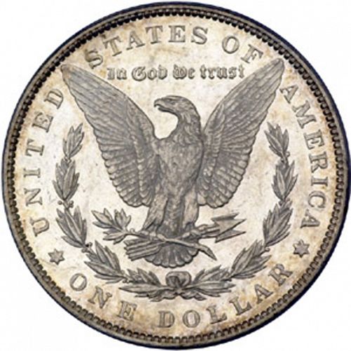 1 dollar Reverse Image minted in UNITED STATES in 1891 (Morgan)  - The Coin Database