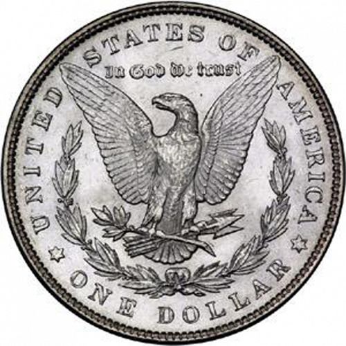 1 dollar Reverse Image minted in UNITED STATES in 1893 (Morgan)  - The Coin Database
