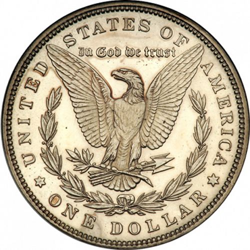 1 dollar Reverse Image minted in UNITED STATES in 1895 (Morgan)  - The Coin Database
