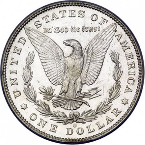1 dollar Reverse Image minted in UNITED STATES in 1895O (Morgan)  - The Coin Database