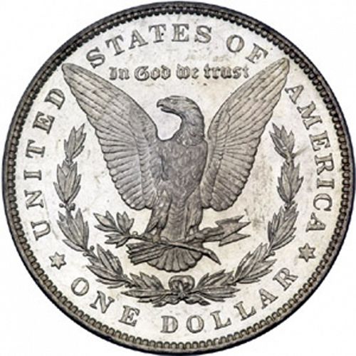 1 dollar Reverse Image minted in UNITED STATES in 1896 (Morgan)  - The Coin Database